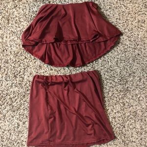 Skirt and Top 2 Piece Set